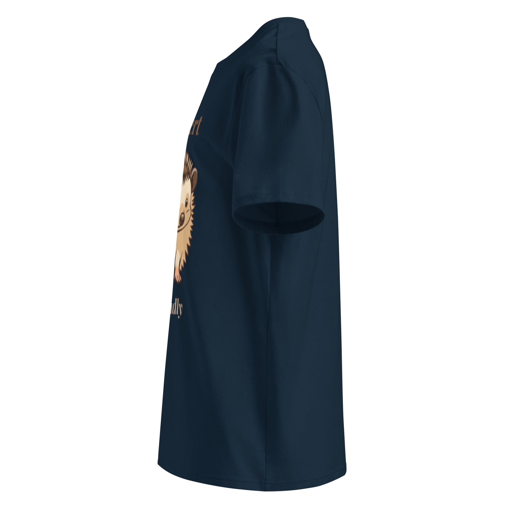 Introvert But Friendly T-shirt in French Navy - Image 4