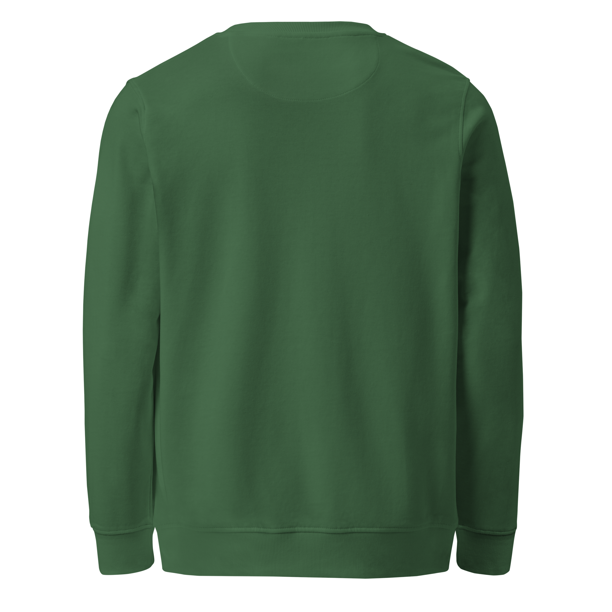 Introvert But Friendly - Unisex organic sweatshirt - Bottle Green - Image 2